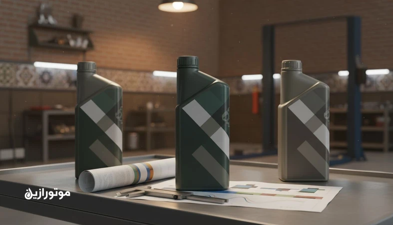 تصویر مقایسه روغن موتور اکولایف 10W 40 با گزینه‌های هم‌رده در فضای اتوسرویس برای انتخاب حرفه‌ای