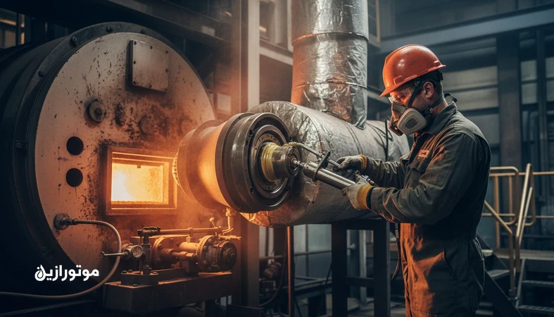 گریس کاری در دمای بالا برای یاتاقان فن صنعتی کنار بویلر و مشعل و انتخاب گریس مناسب