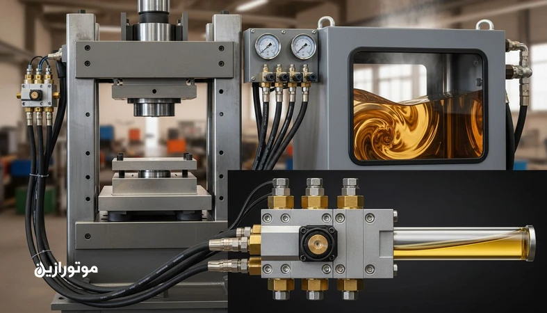 انتخاب روغن هیدرولیک برای پرس‌کاری با تمرکز بر کنترل دما، کاهش ضربه و افزایش عمر شیرهای سروو