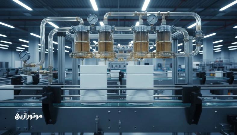 مقایسه دو برند روانکار صنعتی در خط بسته‌بندی پرسرعت با تمرکز بر پایداری برشی، اکسیداسیون و پاکیزگی سیستم