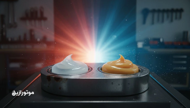 مقایسه گریس لیتیمی و لیتیمکمپلکس در برابر حرارت بالا و آبشویی روی محفظه بلبرینگ صنعتی