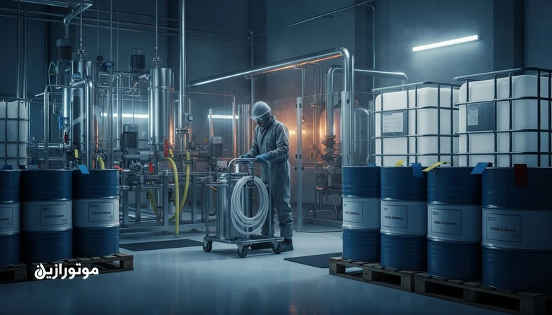 مدیریت روانکار در پالایشگاه و پتروشیمی از انبار مرکزی تا نقطه مصرف با لیبل‌گذاری، انتقال ایمن و کنترل آلودگی