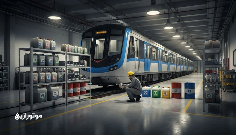 استانداردسازی روانکار در ناوگان راه آهن و مترو با تمرکز بر کاهش تنوع روغن و ساده سازی انبار در کارگاه تعمیرات