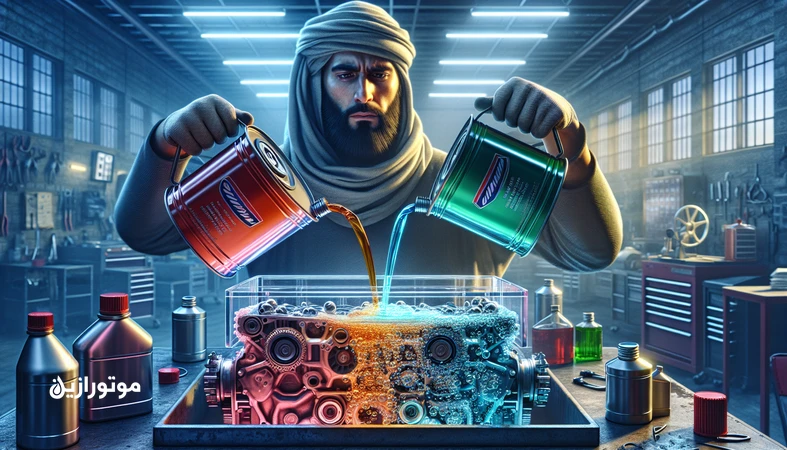 اشتباهات رایج در مخلوط کردن روغن موتور برندها و گریدهای مختلف در تعمیرگاه‌ها و ریسک‌های آن برای موتور خودرو