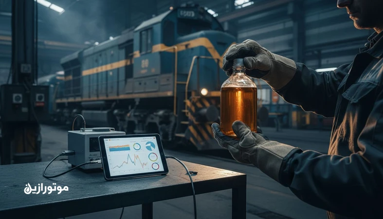 نمونه آنالیز روغن برای تصمیم سازی نگهداری در ناوگان ریلی با تمرکز بر شاخص های گرانروی سایش و آلودگی