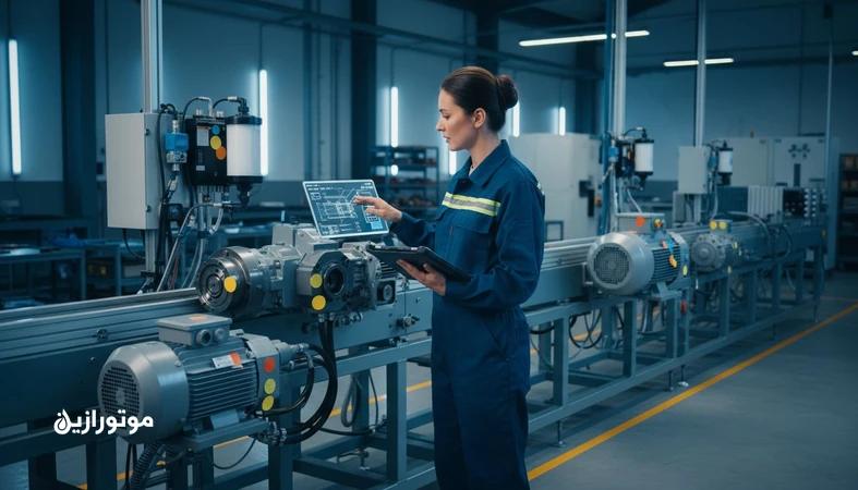 مهندس نت در حال تهیه نقشه وظایف روانکاری (Oil Task Mapping) برای PM و ممیزی نقاط روغن کاری و گریس کاری تجهیزات صنعتی