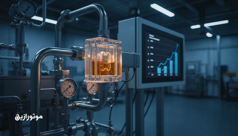 مانیتورینگ آنلاین شمارش ذرات روغن در سیستم هیدرولیک برای کنترل لحظهای کد پاکیزگی ISO 4406