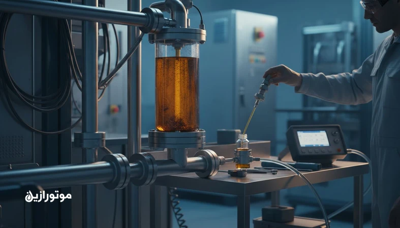 کنترل آلودگی ذرات و پاکیزگی در سیستم روغن هوایی با نمونه برداری از خط و فیلتر روغن صنعتی