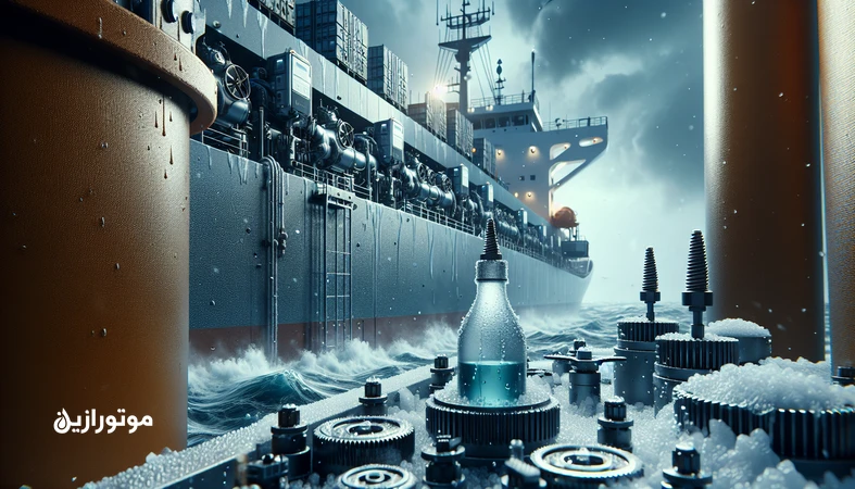روغنa9اری در کشتی حمل بار یخچالی با تمرکز بر چالش دمای پایین و رطوبت دریایی و تجهیزات برودتی