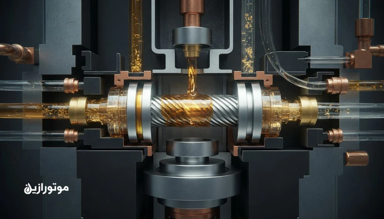 رسوب وارنیش در روغن توربین و هیدرولیک کنترل روی سروووالو و مسیرهای روغن با نمایش علائم و کنترل رسوب