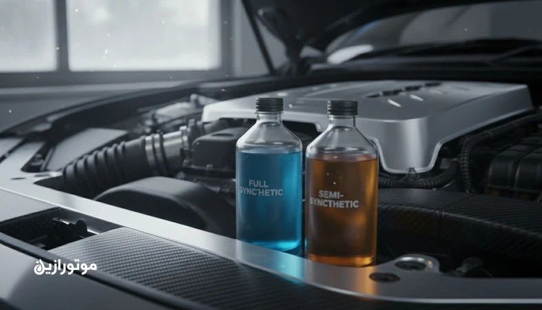 مقایسه تجربه واقعی روغن موتور سنتتیک و نیمه سنتتیک در صدای موتور، استارت سرد و مصرف روغن