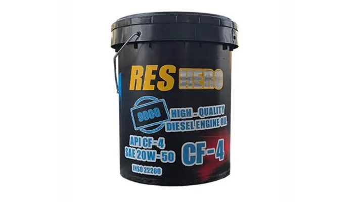 روغن موتور دیزلی رسکو RES CF 4 40، 50، 15W 40 و 20W 50 (فله، ۲۰ و ۲۰۸ لیتر)