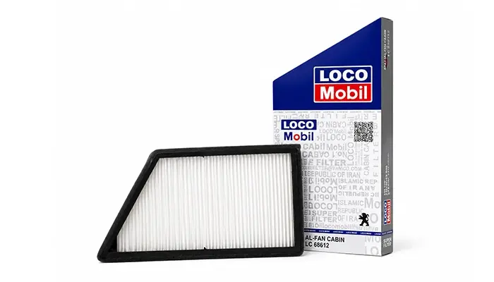 فیلتر کابین خودرو لوکومبیل مدل LC 68612 مناسب خودروهای پژو